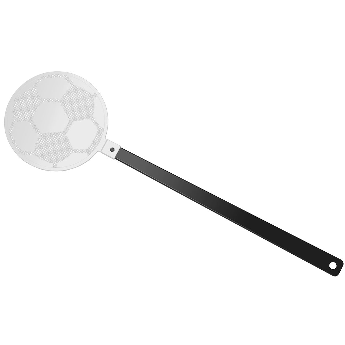 HE8410-6-0Fliegenklatsche _Fussball_ schwarz_ weiss HE8410-6-0Fliegenklatsche _Fussball_ schwarz_ weiss