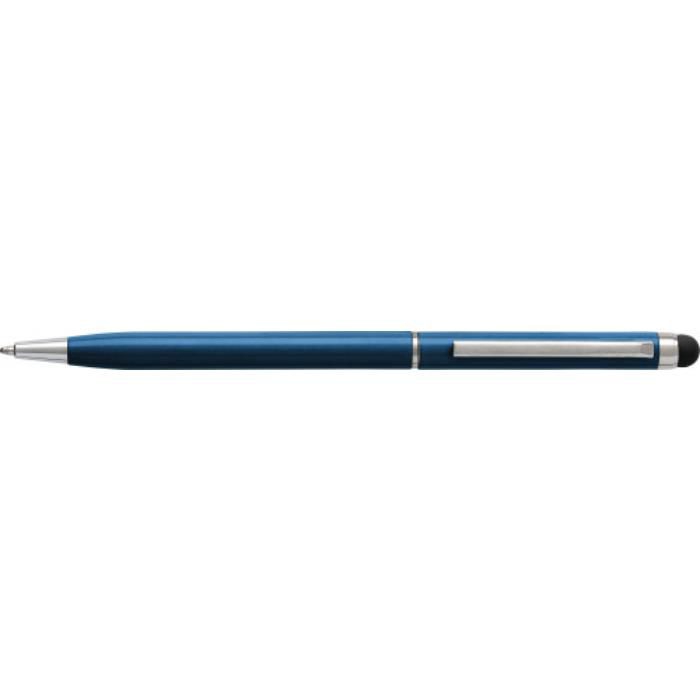 Kugelschreiber aus Aluminium Irina, Blau