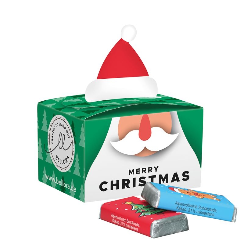 JG20174Geschenkbox Mini Weihnachtsmuetze