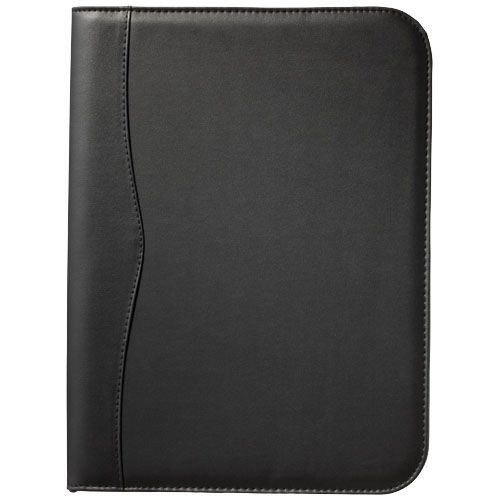 PF119986-3Ebony A4 Reissverschlussmappe_ schwarz