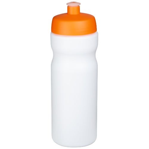 PF210684-8Baseline® Plus 650 ml Sportflasche_ weiss_orange