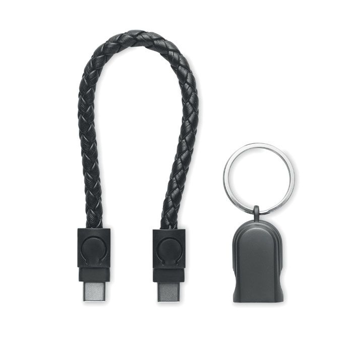 MO2647-03Fauleti Loop 60W Schluesselring-Ladekabel_ schwarz