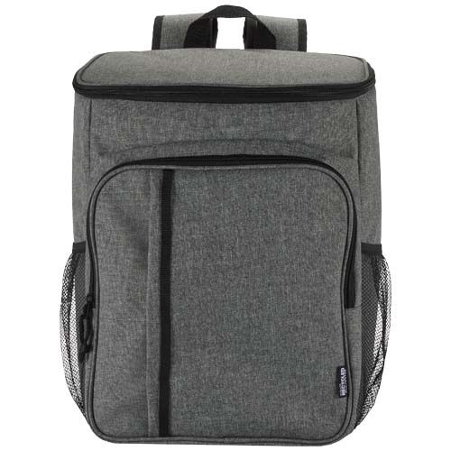 PF130120-1Tundra GRS recycelter Picknickkuehlrucksack mit Besteckset 20L_ heather grau