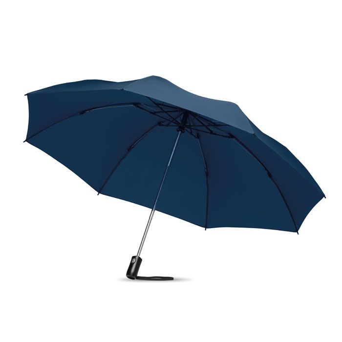 MO9092-04Dundee Foldable Reversibler Regenschirm_ Blau