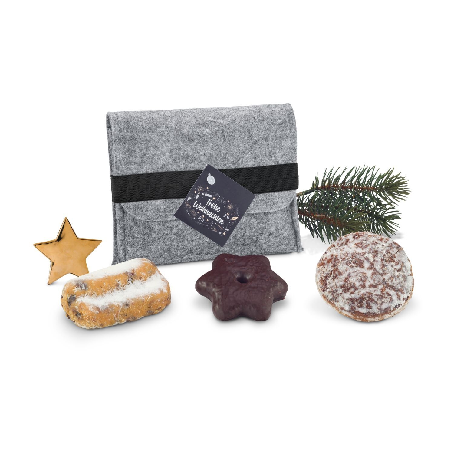 RP2163Filztasche mit Gebaeck