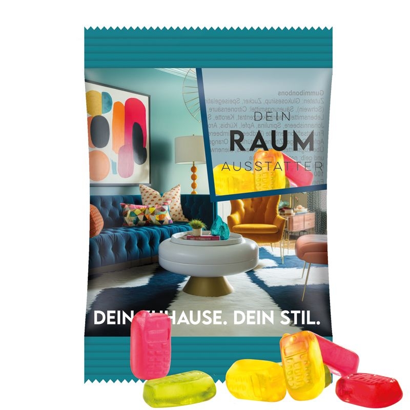 JG10062-6Minituete 15 g Trolli Fruchtgummi Standardformen_ Handy_ transparente Folie