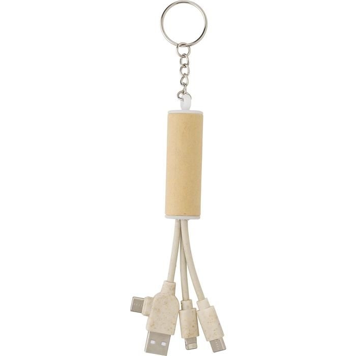 GI976589-11USB-Ladegeraet Schluesselanhaenger Tyson_ brown
