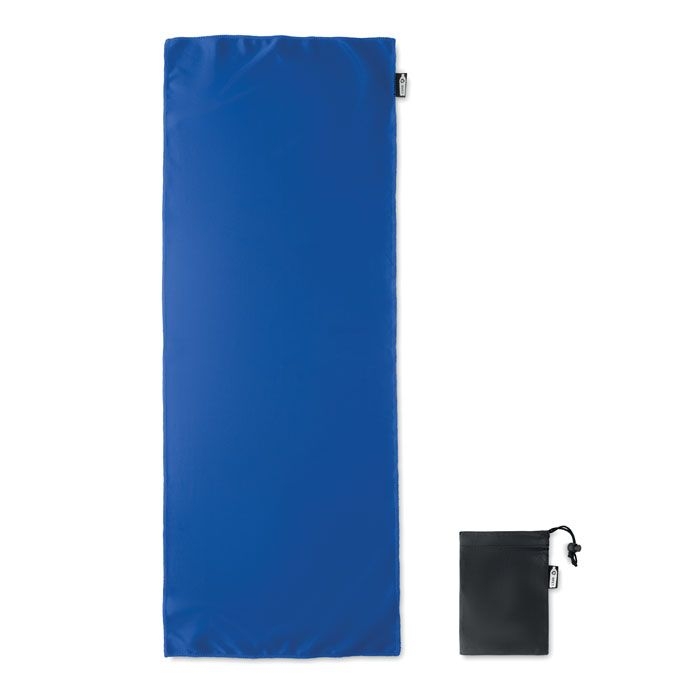 MO9918-37Tuko Rpet RPET Sporthandtuch mit Beutel_ Koenigsblau