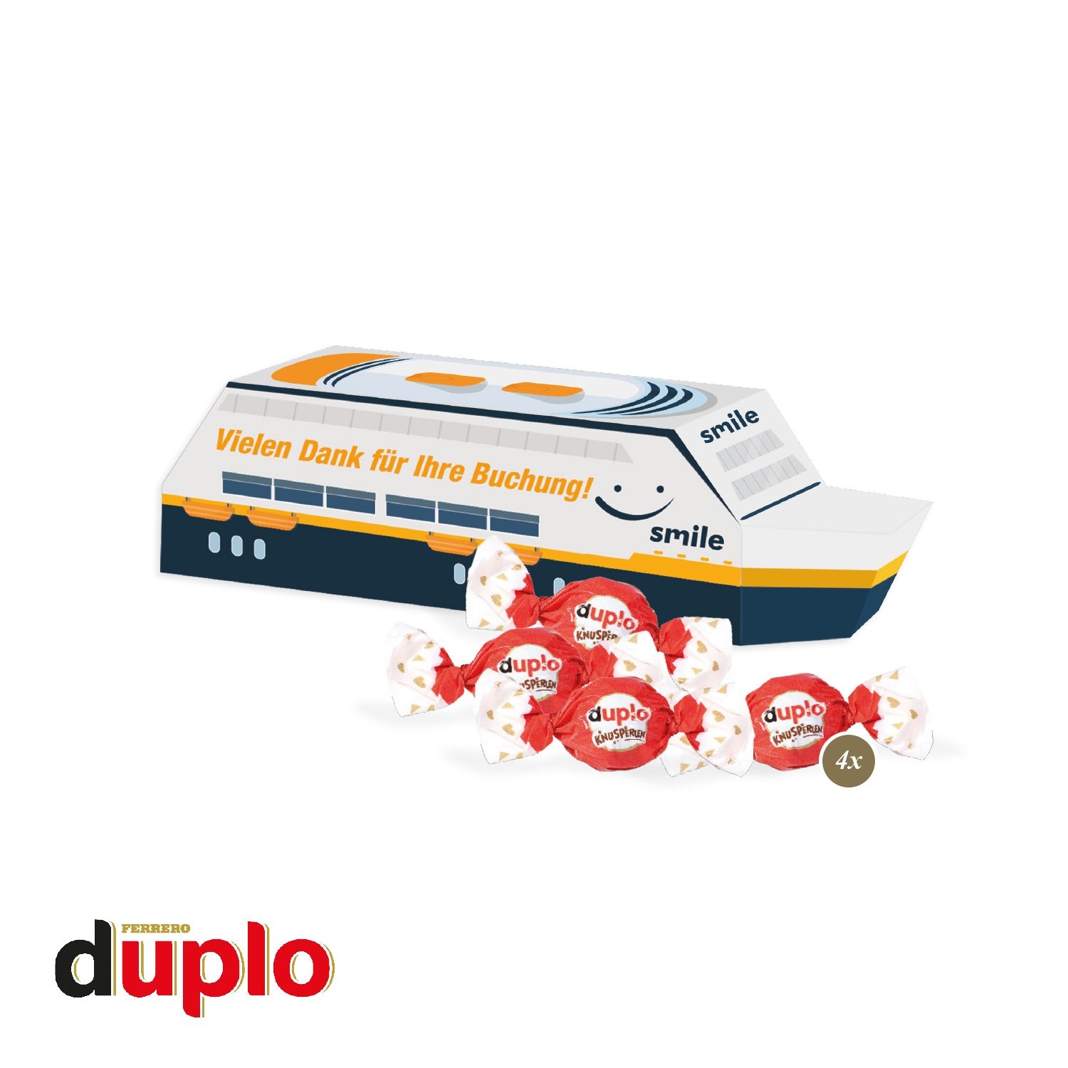 CD95594-013D Praesent _Schiff_ mit duplo Knusperlen_ Duplo Knusperlen