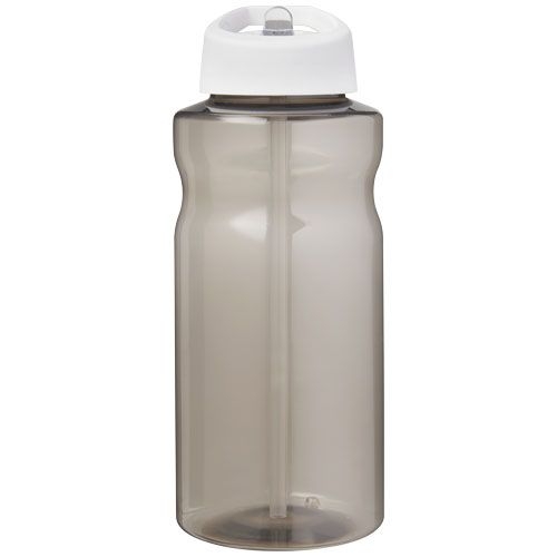 PF210179-4H2O Active® Eco Big Base 1L Sportflasche mit Ausgussdeckel _ kohle_weiss