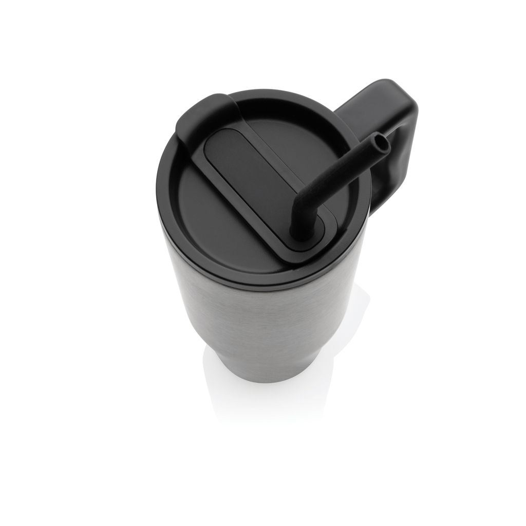 XDP437.30-02Embrace Deluxe Becher aus RCS recyceltem Edelstahl 900ml_ silber