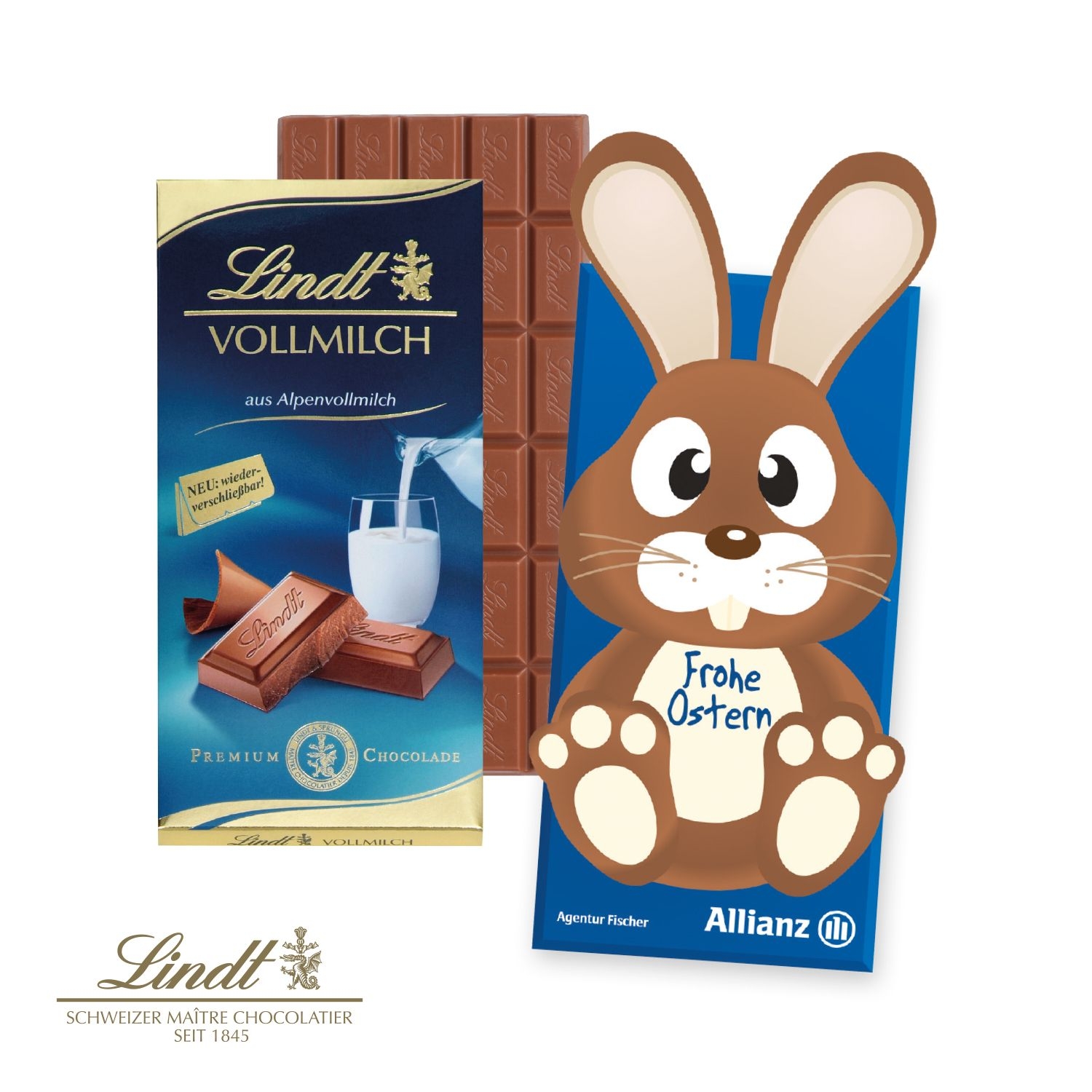 CD94536-01Lindt Schokoladentafel _Osterhase_ Lindt Schokoladentafel