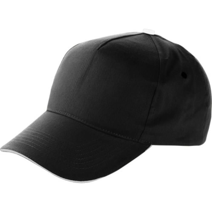 Baseball-Cap aus Baumwolle Beau, Schwarz