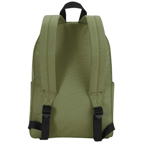 PF130096-7Byron 14_ GRS-recycelter City Laptop Rucksack 14 L_ olive