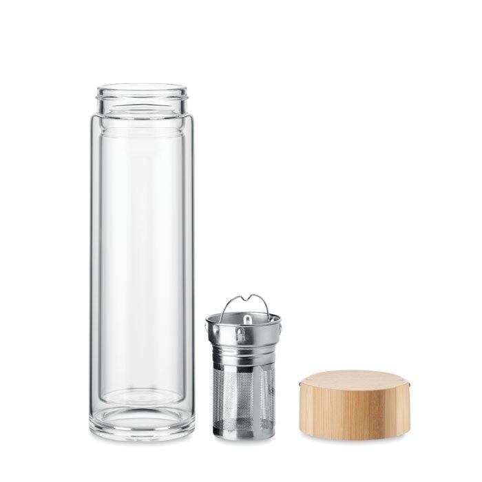 MO6854-22Batami Trinkflasche Glas 400ml_ Transparent