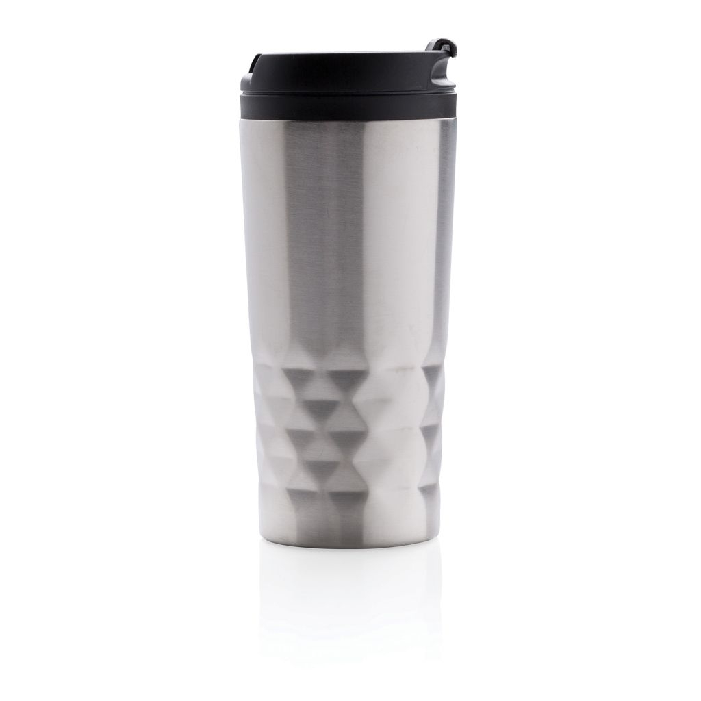 XDP432.36-2Geometrischer Becher_ silber