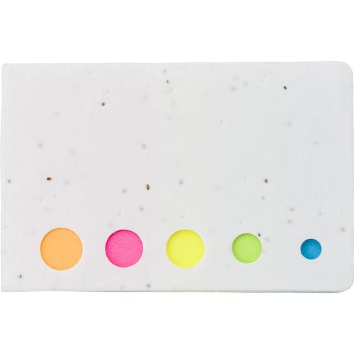 GI864422-02Haftnotizen aus Saatgutpapier Natalja_ weiss