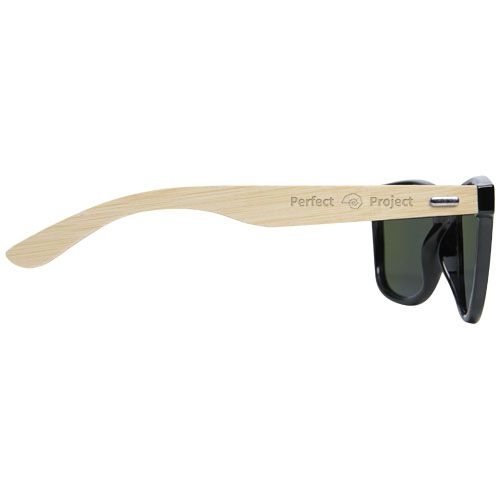 PF127001-1Taiyō verspiegelte polarisierte Sonnenbrille aus rPET_Bambus in Geschenkbox_ holz