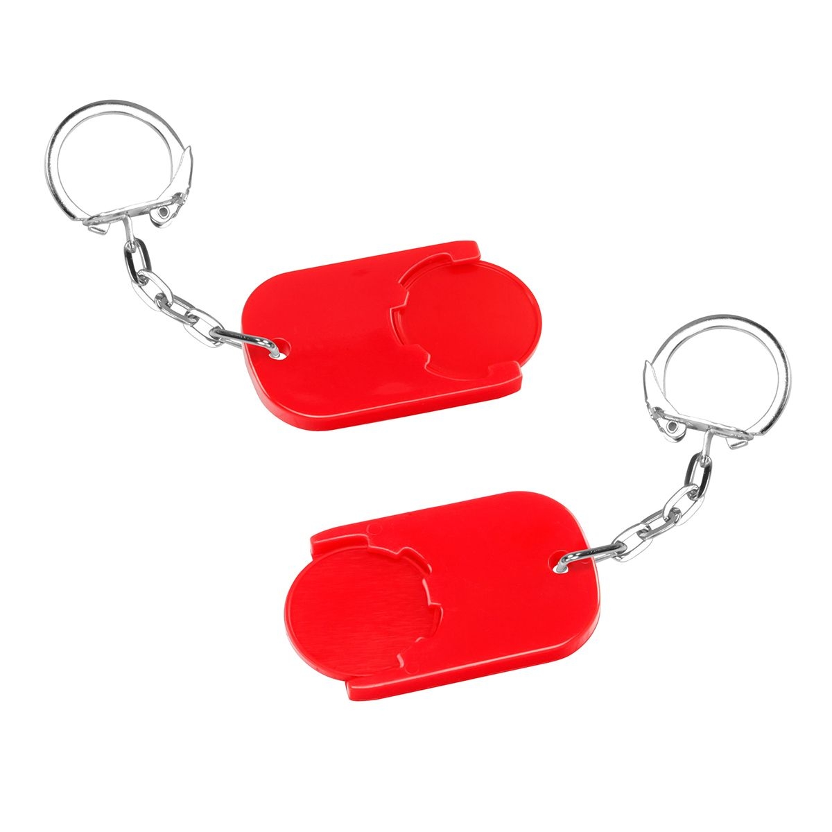 HE7555K-1-1Chiphalter mit 1€-Chip _Gamma_ rot_ rot