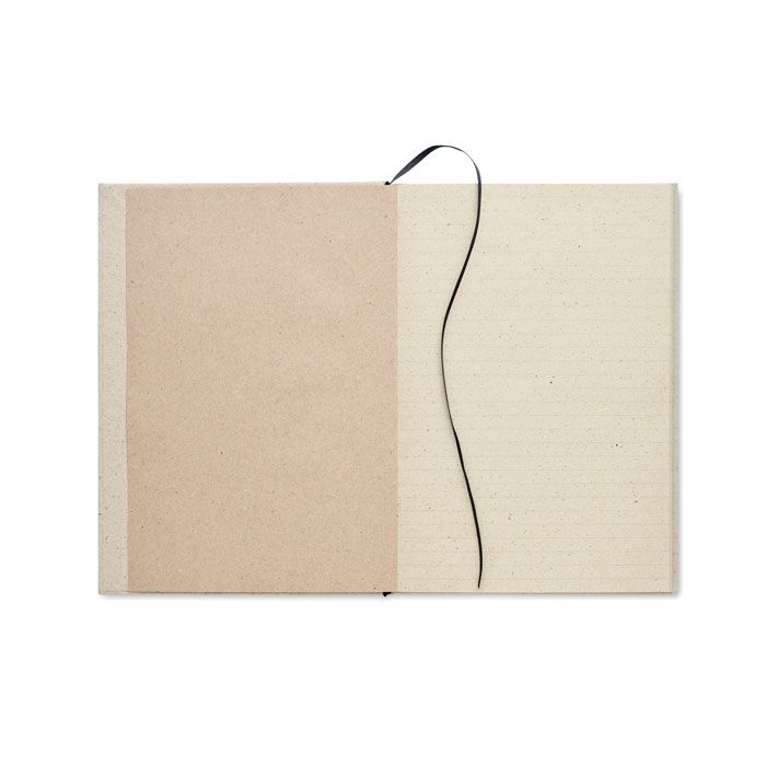 MO6542-13Grass Notes DIN A5 Notizbuch Graspapier_ Beige