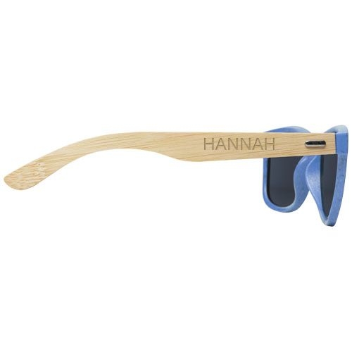 Sun Ray Bambus Sonnenbrille, Process Blue