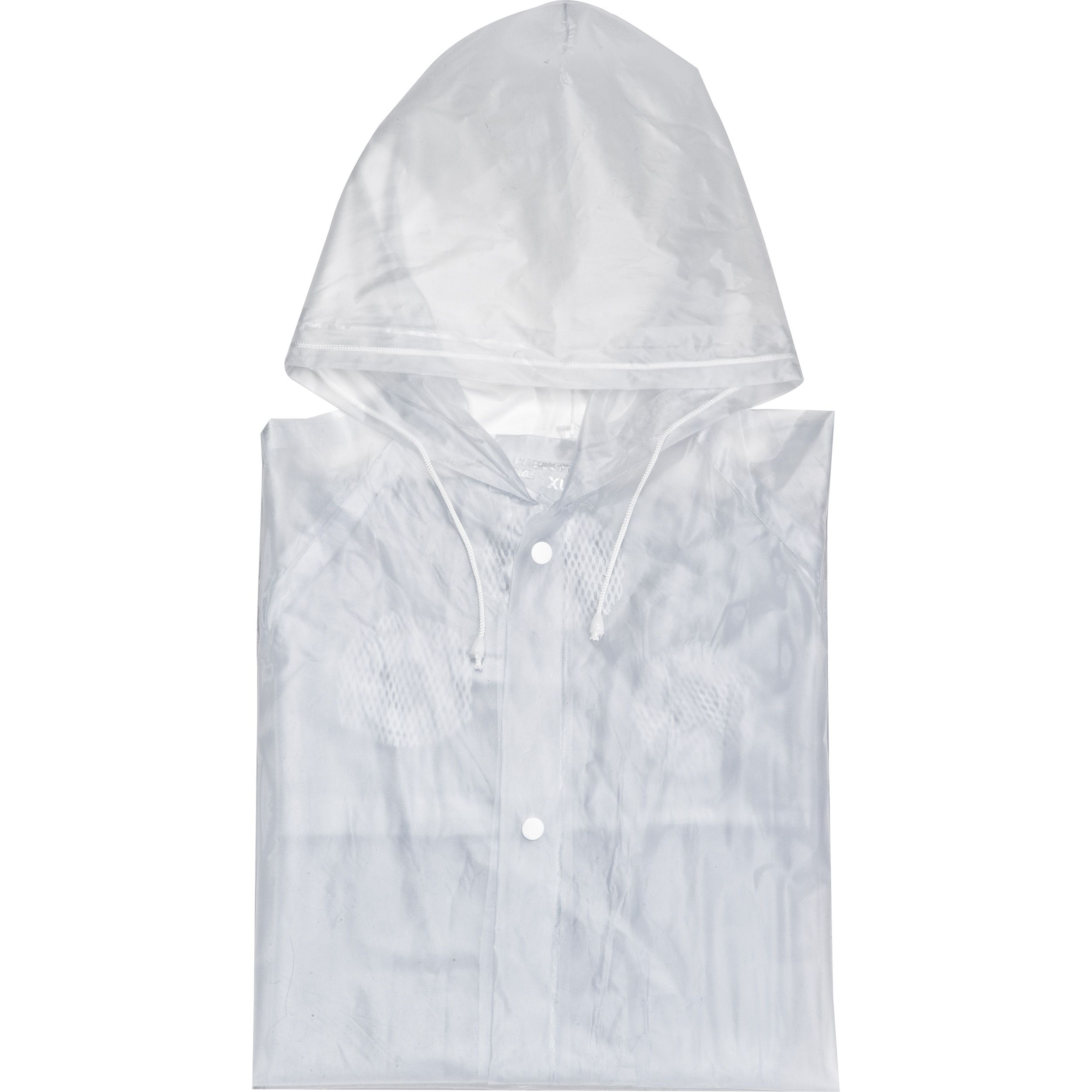 MA49101-66Regenjacke mit Druckknoepfen und Kapuze_ transparent