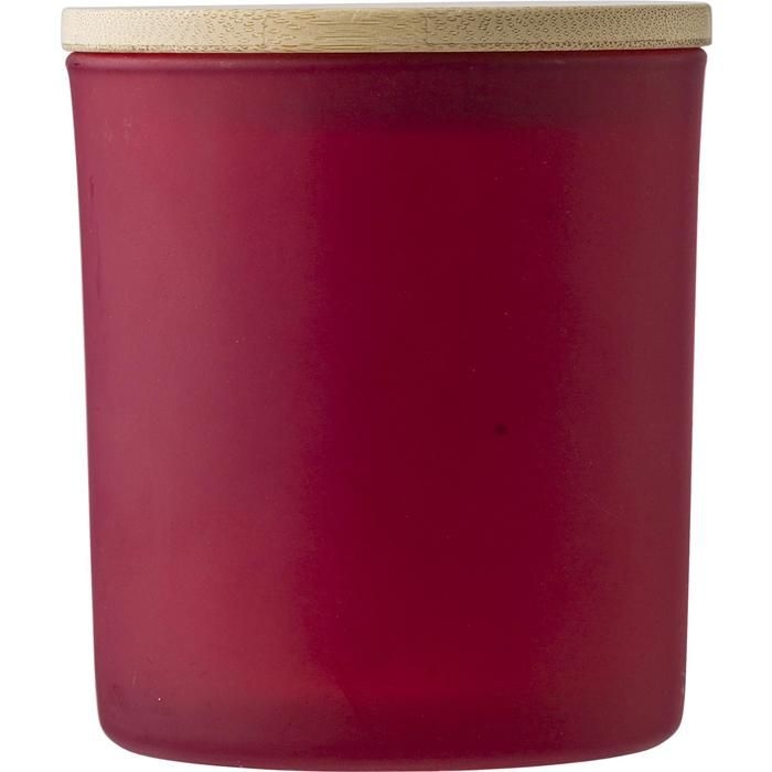 GI971833-08Glaskerze Lucas_ rot