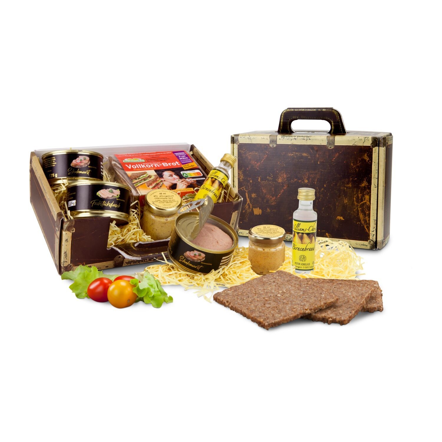 RP1567Gefuellter Reisekoffer