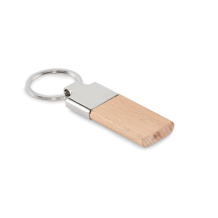 MO2484Llaving Schluesselring Gummibaumholz