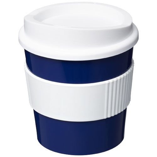 Americano® Primo 250 ml Becher mit Schutzring, blau,weiß