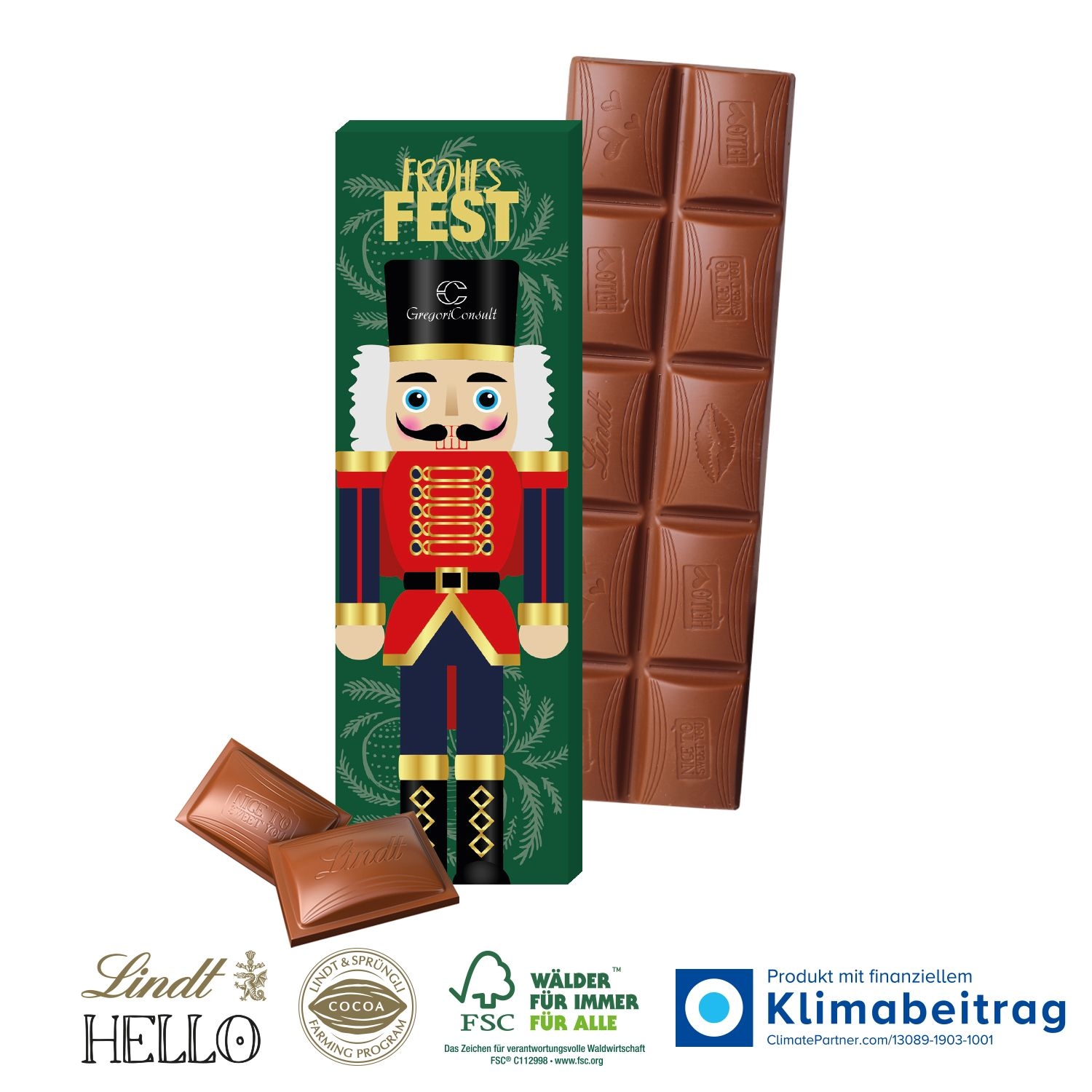 CD91266Schokolade von Lindt HELLO