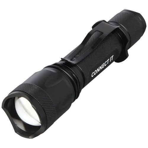 PF104602-1Mears wiederaufladbare taktische 5W Taschenlampe_ schwarz