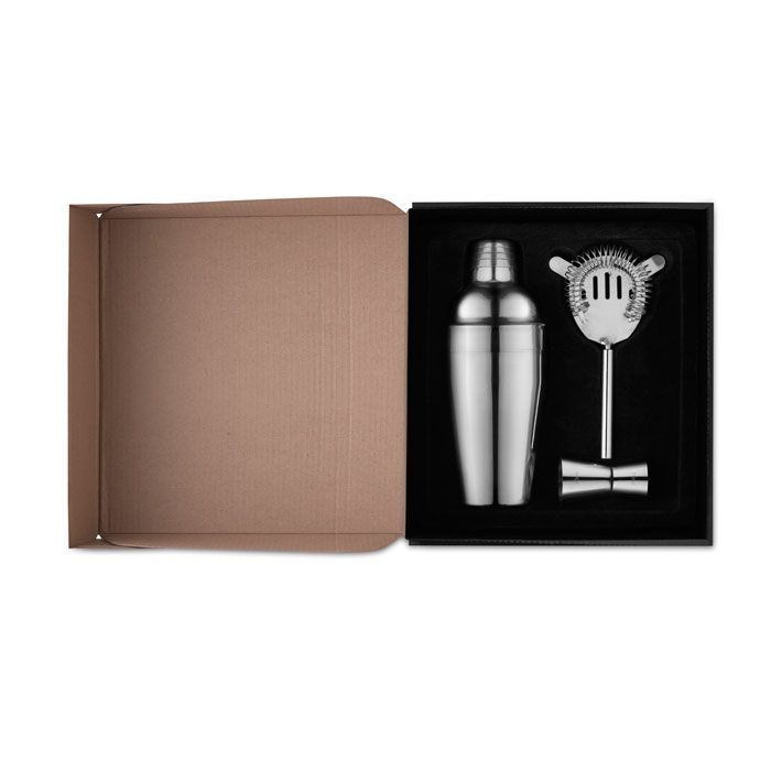 KC4298-17Fizz Cocktail-Set mit Shaker_ Silber Glaenzend
