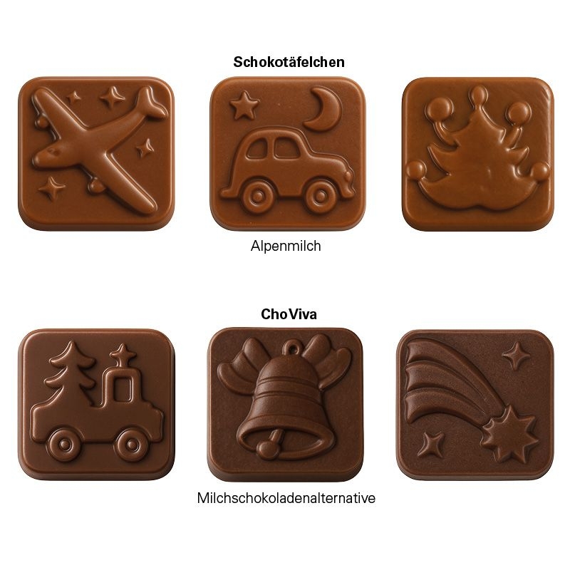 JG20120-1Classic Tisch Adventskalender_ Kakaofreie Schokolade_ Motiv-Vorlage