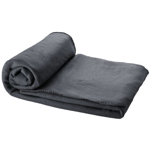 PF100165-4Huggy Fleecedecke mit Huelle 150 x 120 cm_ anthrazit