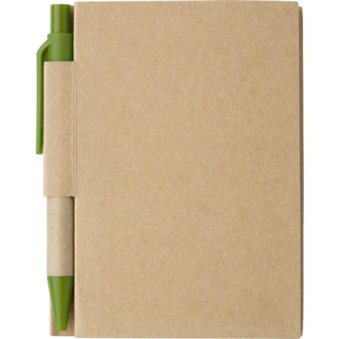 GI6419-29Notizbuch aus Karton Cooper_ Hellgruen