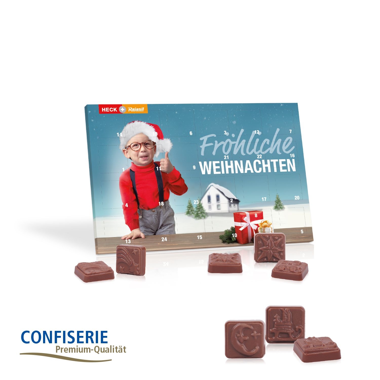 CD95318Tisch-Adventskalender Classic Exklusiv