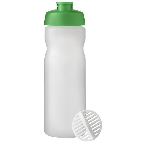 PF210703-8Baseline Plus 650 ml Shakerflasche_ gruen_klar mattiert