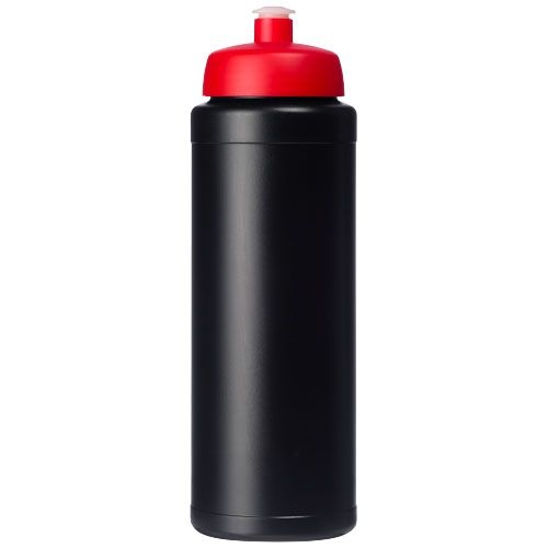 PF210690-15Baseline® Plus 750 ml Flasche mit Sportdeckel_ schwarz_rot PF210690-15Baseline® Plus 750 ml Flasche mit Sportdeckel_ schwarz_rot