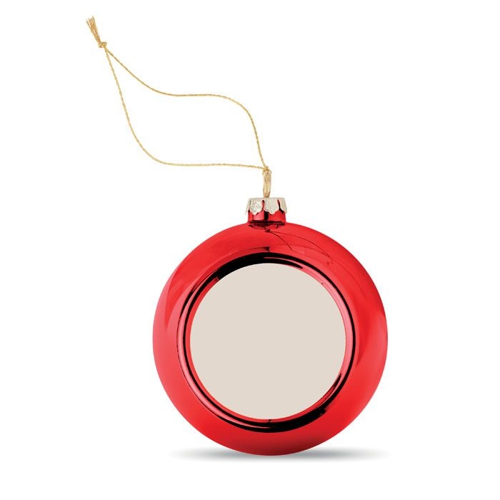 CX1466-05Happy Ball Weihnachtskugel Sublimation_ rot