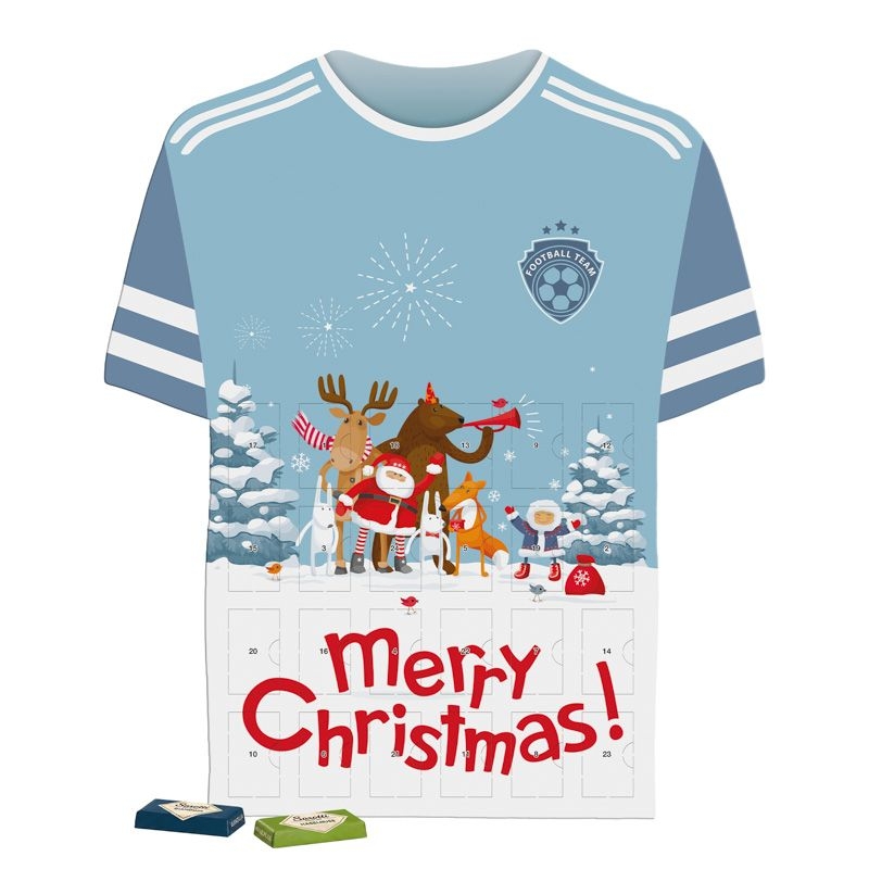 JG20185-2Shape Adventskalender Trikot  Sarotti_ Sarotti Schokotaefelchen_ Individuelles Motiv