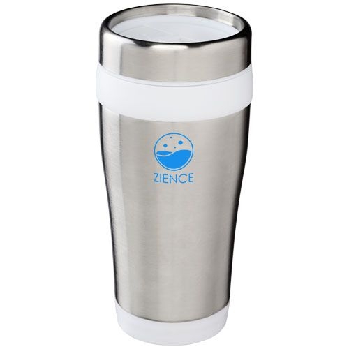 PF100310-6Elwood 410 ml Isolierbecher_ silber_weiss