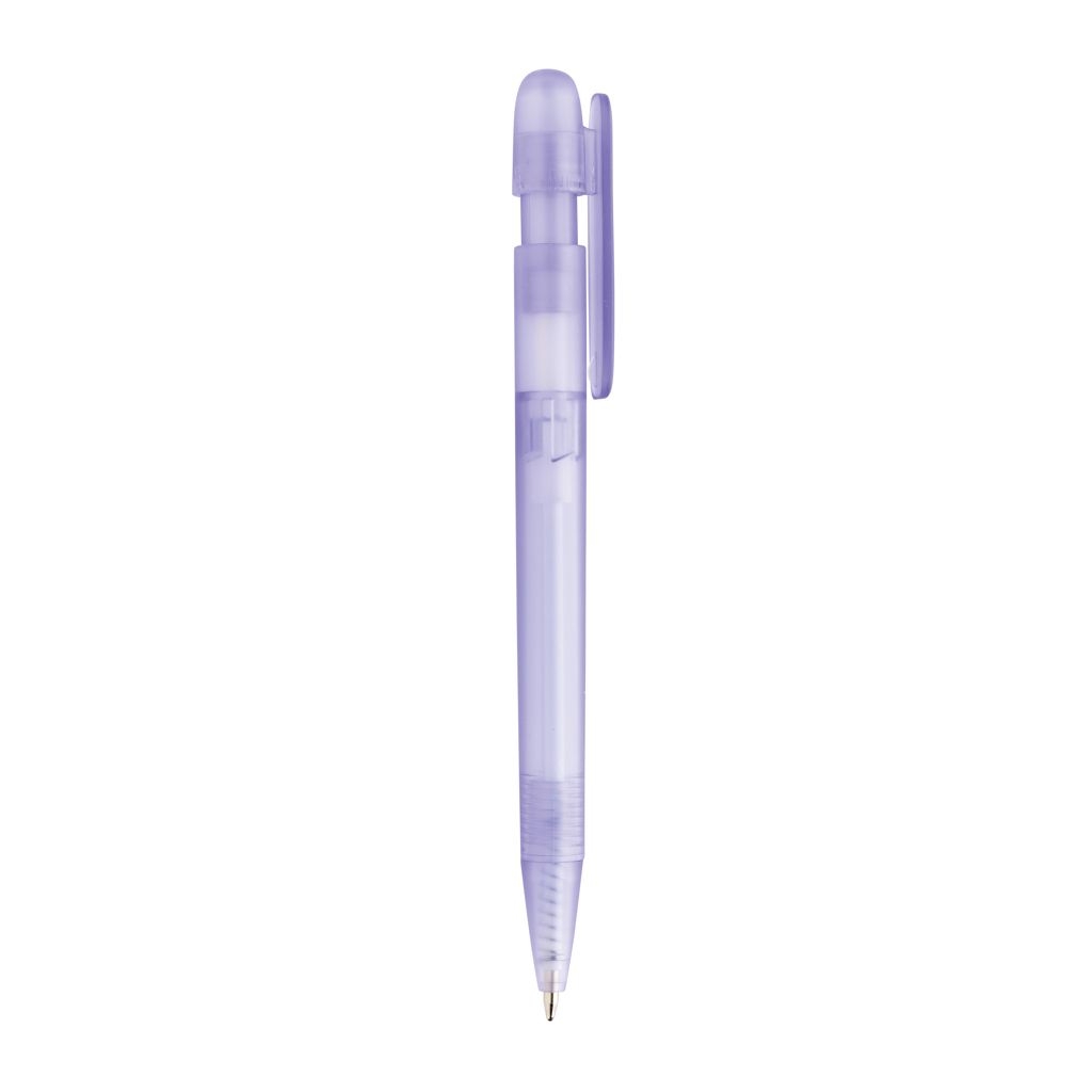 XDP611.26-30Devin transparenter Stift aus GRS zertifiziertem rABS_ lila