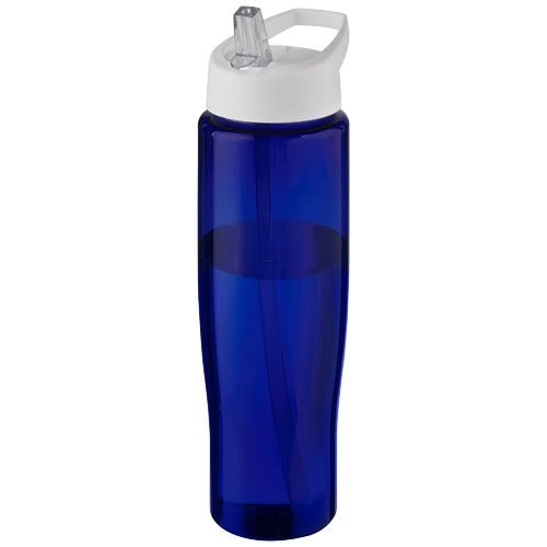 PF210449-2H2O Active® Eco Tempo 700 ml Sportflasche mit Ausgussdeckel_ weiss_blau PF210449-2H2O Active® Eco Tempo 700 ml Sportflasche mit Ausgussdeckel_ weiss_blau