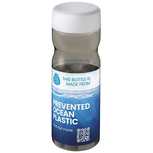 PF210435-2H2O Active® Eco Base 650 ml Sportflasche mit Drehdeckel_ kohle_weiss
