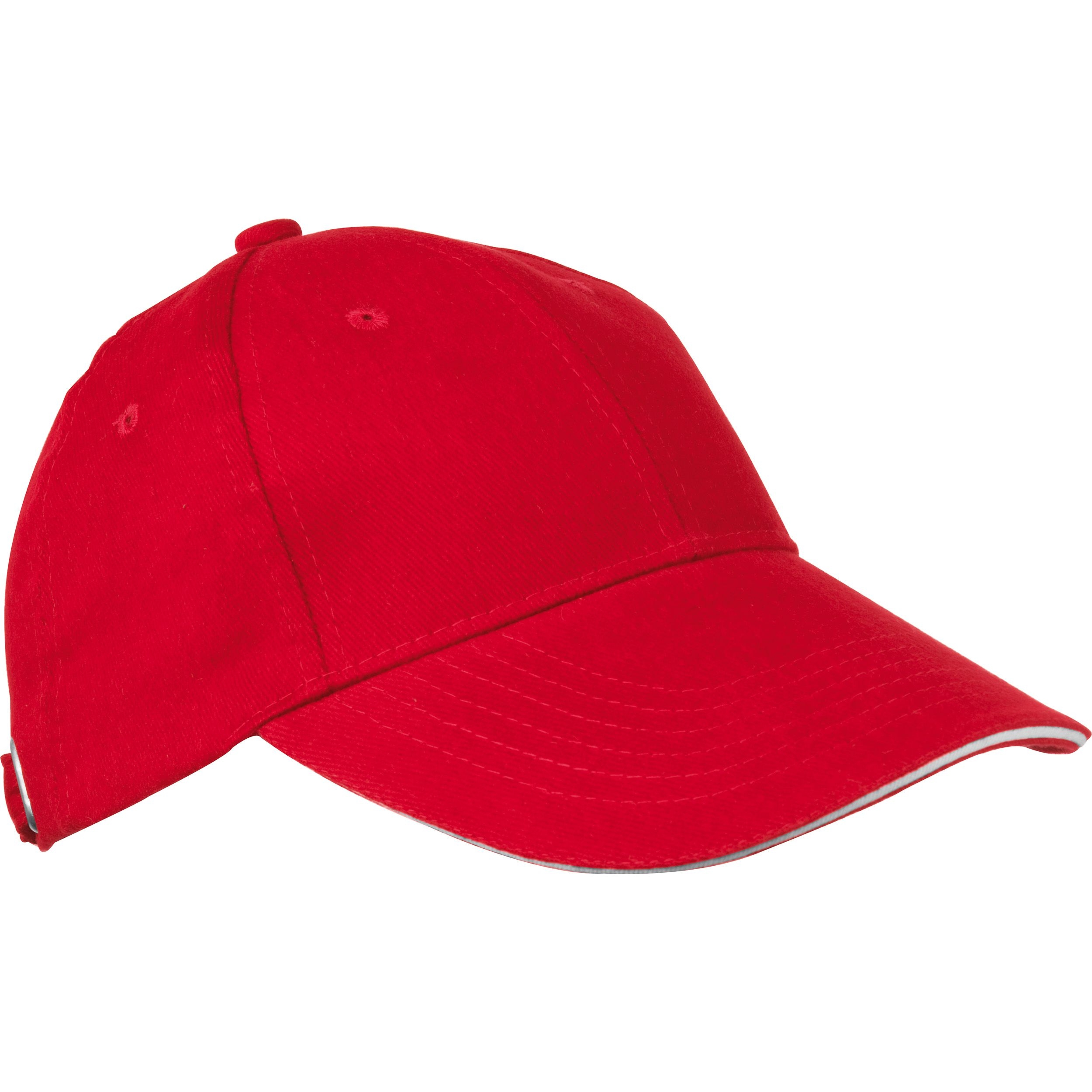 MA50466-056 Panel Sandwich Baseball Cap_ rot MA50466-056 Panel Sandwich Baseball Cap_ rot