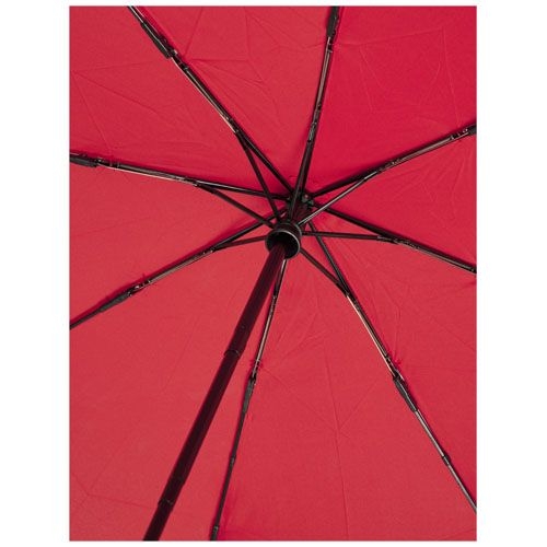 PF109143-4Bo 21_ Vollautomatik Kompaktregenschirm aus recyceltem PET-Kunststoff_ rot