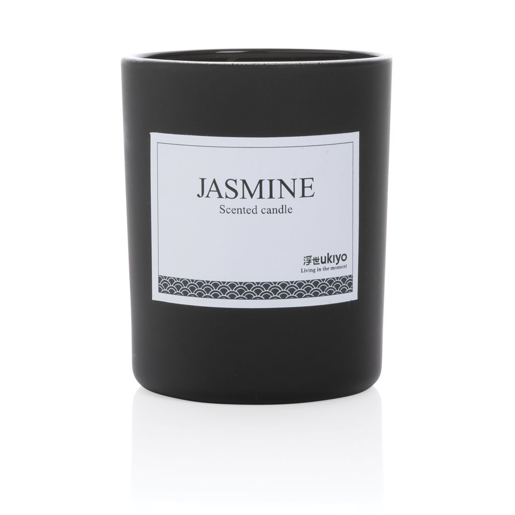 XDP262.93-1Ukiyo kleine parfuemierte Kerze im Glas_ schwarz