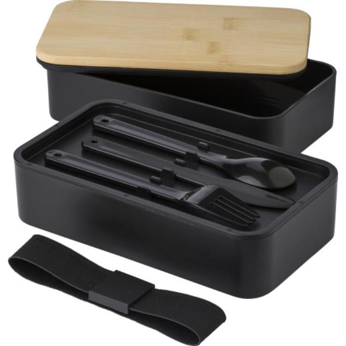 GI966040Doppellagige PP-Lunchbox Maxton