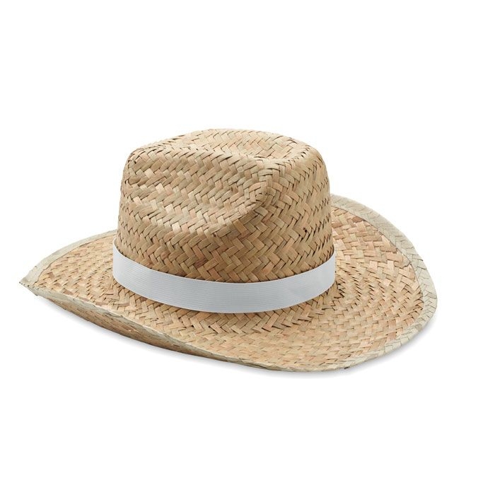 MO6755-06Texas Cowboy-Hut Stroh_ Weiss